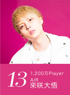 13位 1,200万Player AIR 來咲大悟