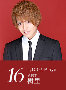 16位 1,100万Player ART 樹里