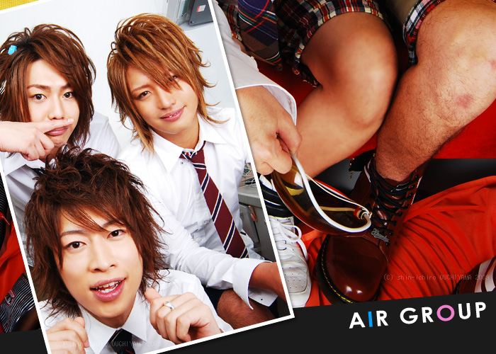 歌舞伎町のホストクラブ、AIR-GROUPのホスト、スタッフのグラビア