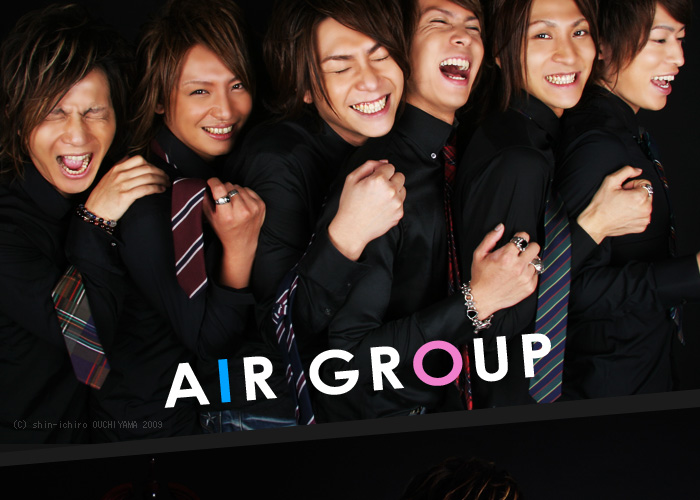歌舞伎町のホストクラブ、AIR-GROUPのホスト、スタッフのグラビア