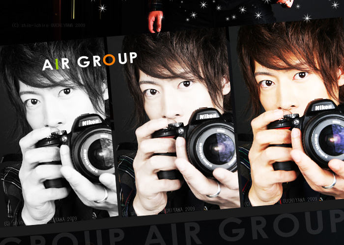歌舞伎町のホストクラブ、AIR-GROUPのホスト、スタッフのグラビア