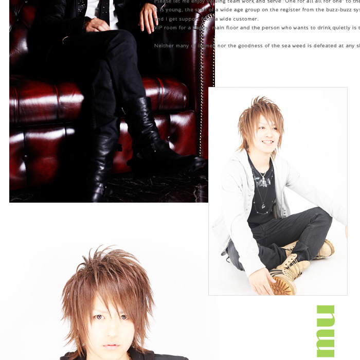 歌舞伎町のホストクラブ、AIR-GROUP ALLWHITE 歩・芹沢那智・天声慎吾グラビア