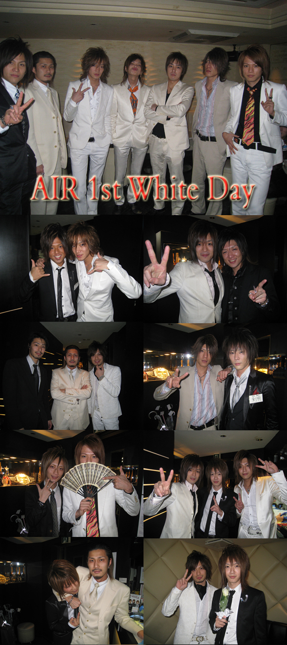 歌舞伎町のホストクラブAIR-firsttime-でホワイトデーのイベントが行われました。