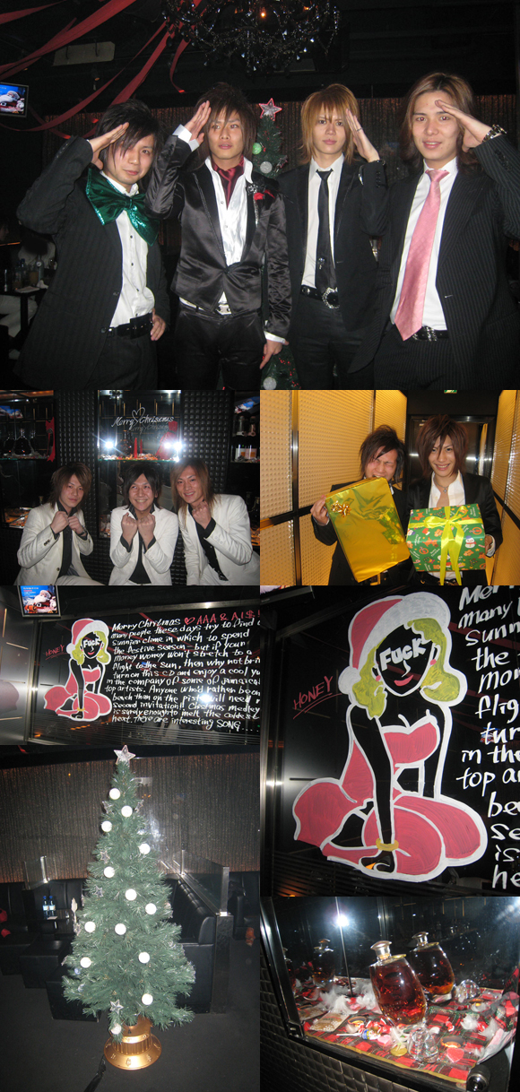 歌舞伎町のホストクラブ、エアーグループの3号店、AAAでクリスマスイベントが行われました。
