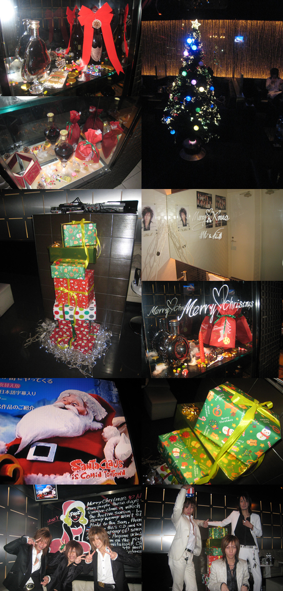 歌舞伎町のホストクラブ、エアーグループの3号店、AAAでクリスマスイベントが行われました。